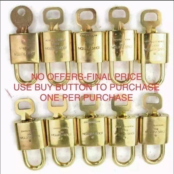 Louis Vuitton Padlock & Key (ONE) - Picture 1 of 9